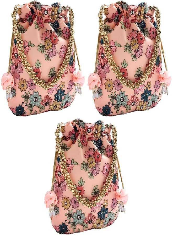 حقيبة بوتلي نسائية من دوقة، بنقشة زهور الخوخ (عبوة من 3 قطع)